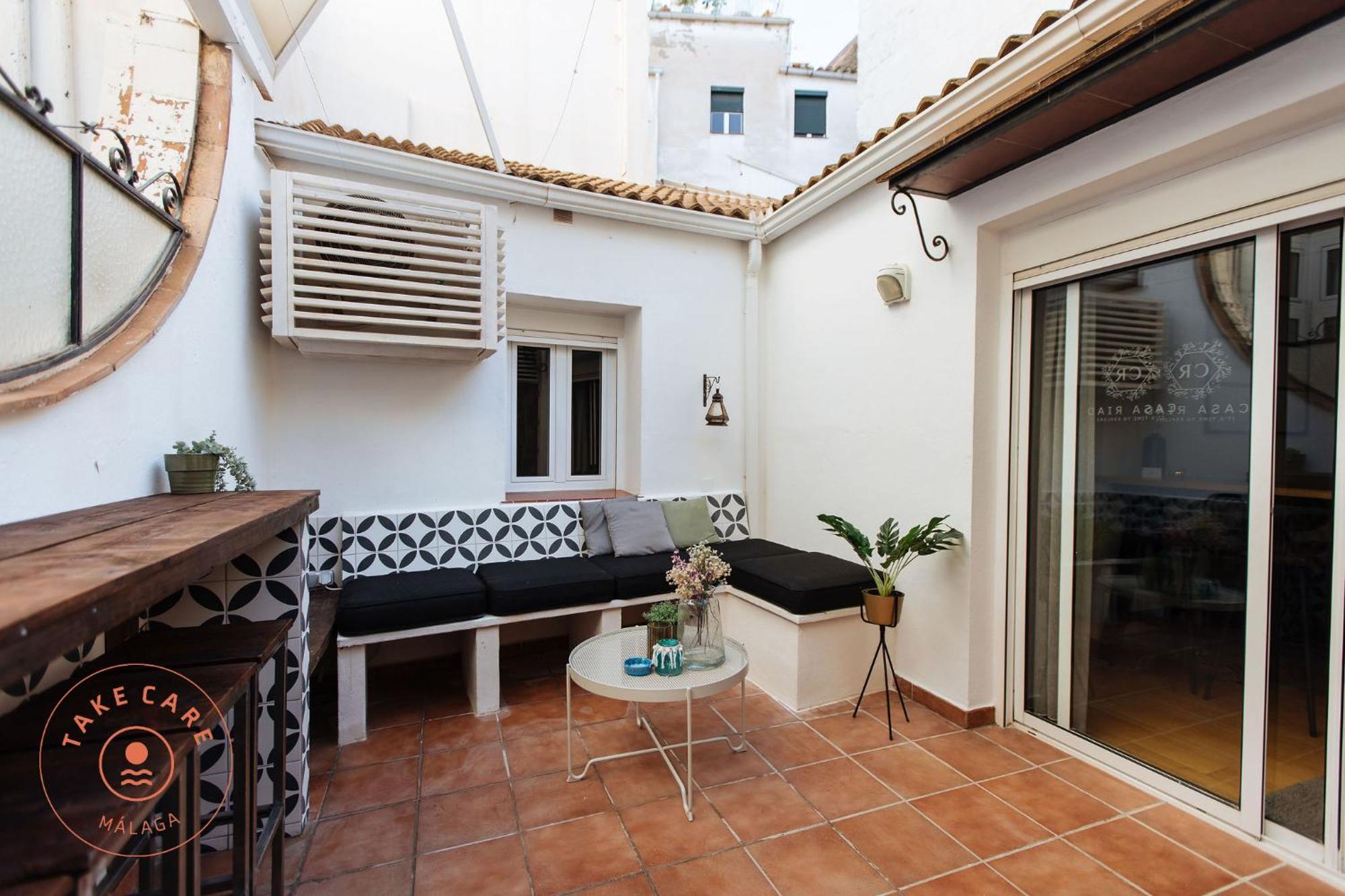 מאלגה Apartment Casa Riad With Spacious Patio - Tcm מראה חיצוני תמונה