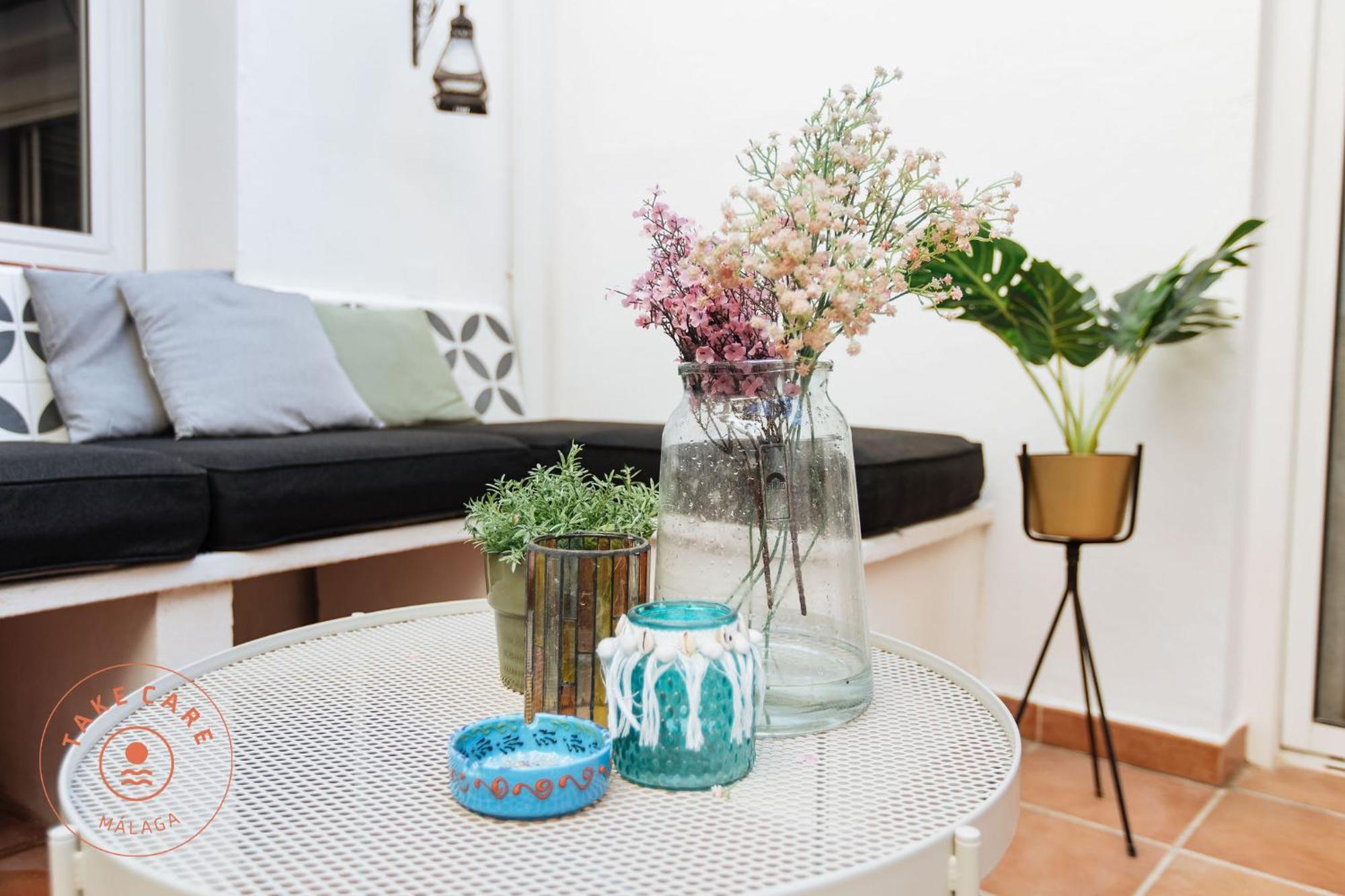 מאלגה Apartment Casa Riad With Spacious Patio - Tcm מראה חיצוני תמונה